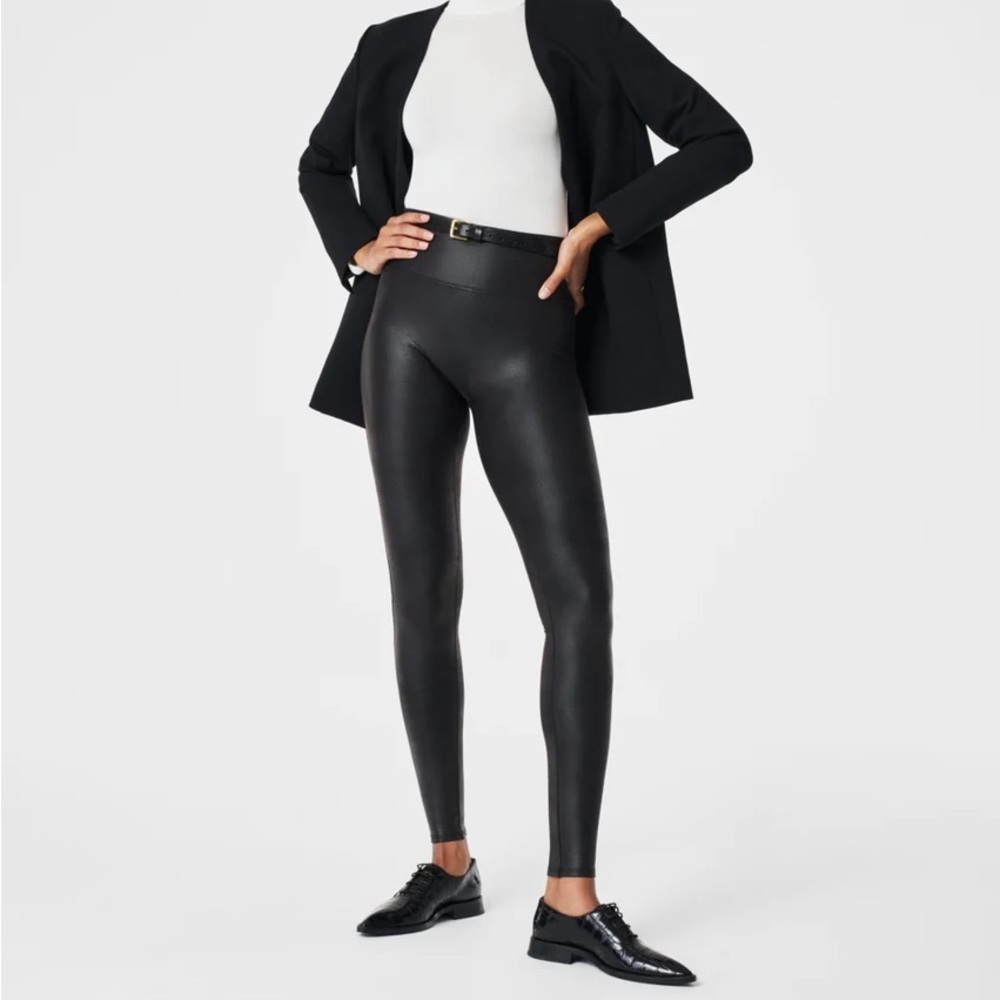 Spanx Faux Leather Leggings